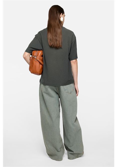 t-shirt logo relaxed fit unisex nera ACNE STUDIOS | CL0196BM0